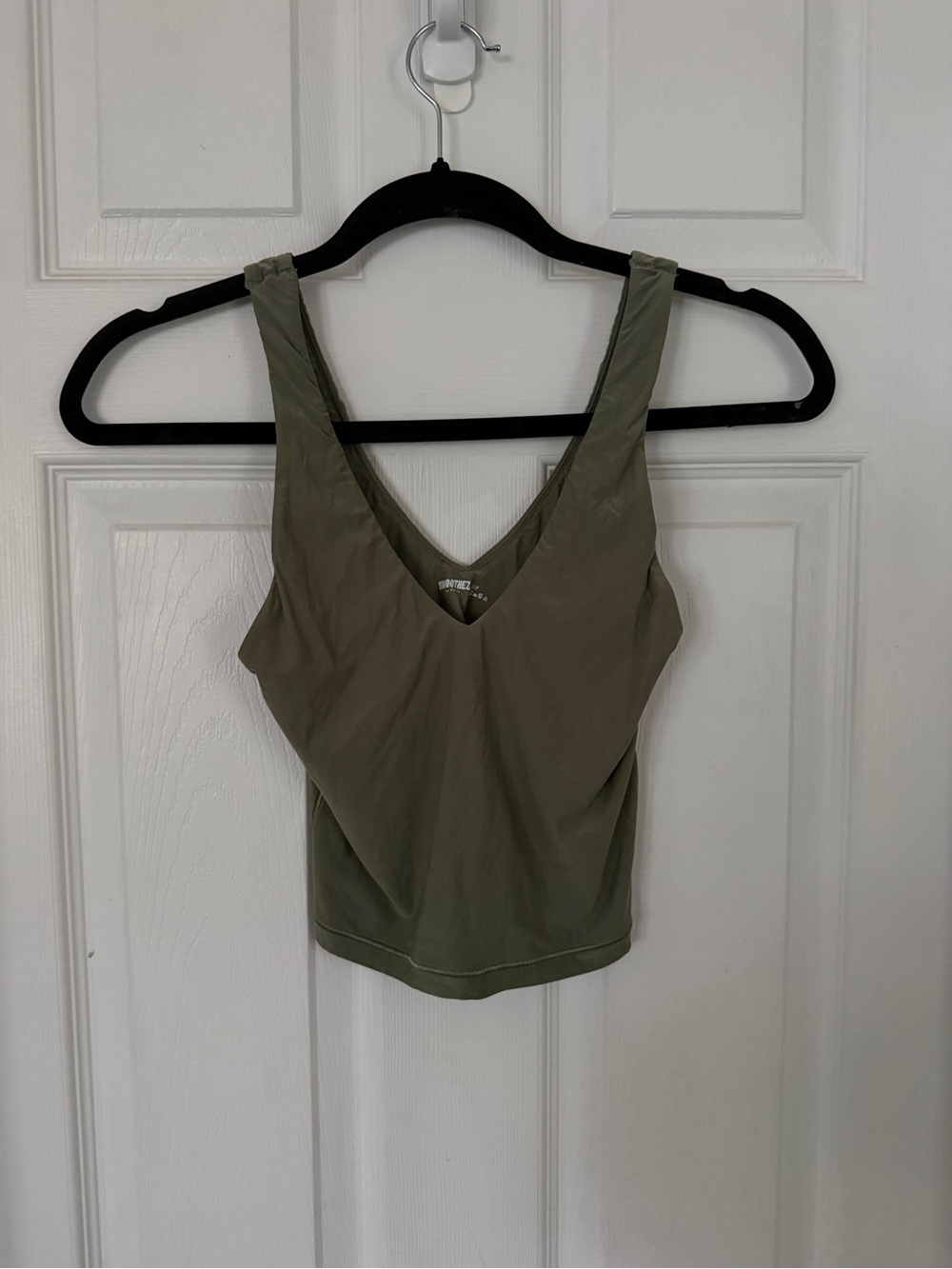 aerie Olive V-Neck Tank Top
